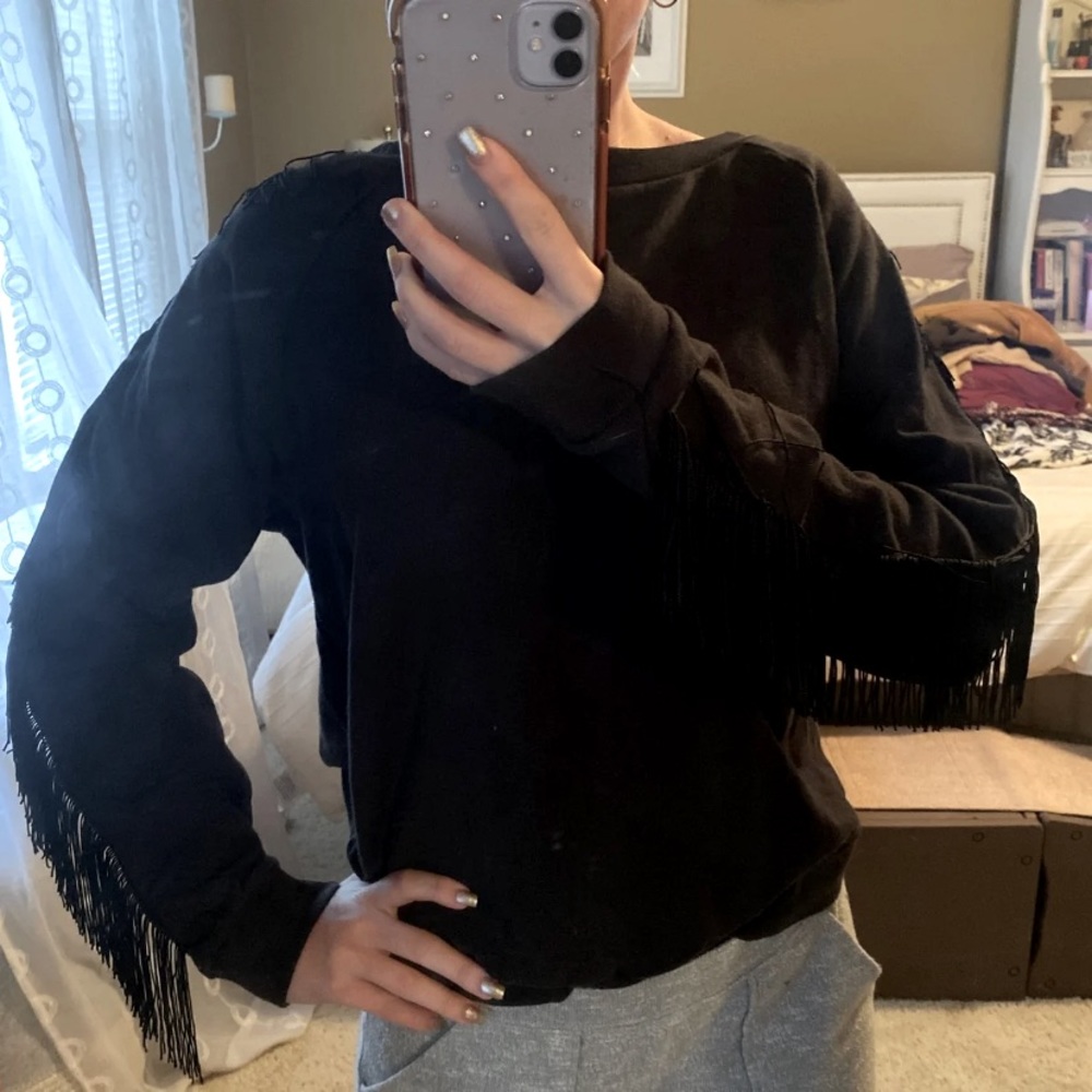 Levi’s fringe sweatshirt